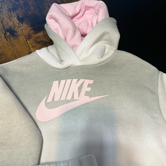 Nike Kids' Pink / Gray & Cream Jogger Set - Picture 2 of 6